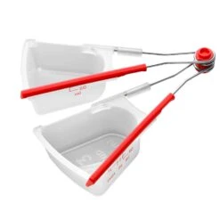 Dreamfarm Polypropylene Clear/Red Measuring Cup -Tervis Central 01a5a3be 48d6 4bea a611 0dd478f68a1b