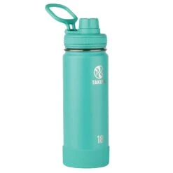 Takeya Actives 18 Oz Double Wall Teal BPA Free Insulated Water Bottle