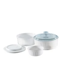 CorningWare French White 11 In. W X 9.83 In. L Bake Set White 6 Pc -Tervis Central 06338311 b88a 4ab2 8650 b4a611b60ee3