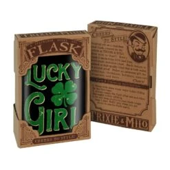 Trixie & Milo 8 Oz Multicolored Stainless Steel Flask