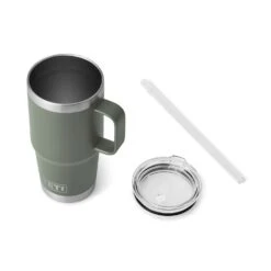 YETI Rambler 25 Oz Camp Green BPA Free Straw Mug -Tervis Central 0982759a 22b7 4dc4 bc11 71b79fb47c78