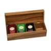 Lipper International Brown Acacia Wood Sectioned Tea Box -Tervis Central 099d5a6c bc4b 4818 9591 87d2bff53e51