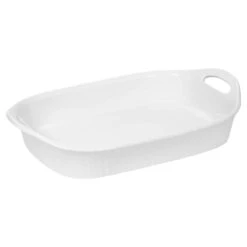 Corningware 10.5 In. W X 16-1/8 In. L Casserole Pan White