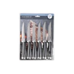 Core Kitchen Stainless Steel Steak Knife Set 6 Pc