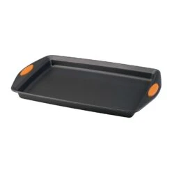 Rachael Ray Yum-O 10 In. W X 15 In. L Baking Sheet Black