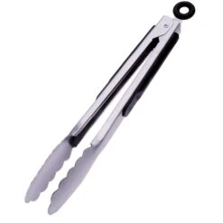 Progressive Prepworks Silver Stainless Steel 9 In. Tongs -Tervis Central 0c702cc7 9629 4007 a83a e06bc6927a3c