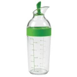 OXO Good Grips Clear/Green Plastic Salad Dressing Shaker 1-1/2 Cups