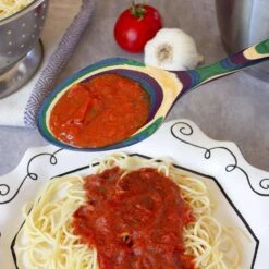 Totally Bamboo Baltique Mumbai Multicolored Birch Wood Serving Spoon -Tervis Central 0fa1b72f 0879 4aa7 8abc c3c8e356f679