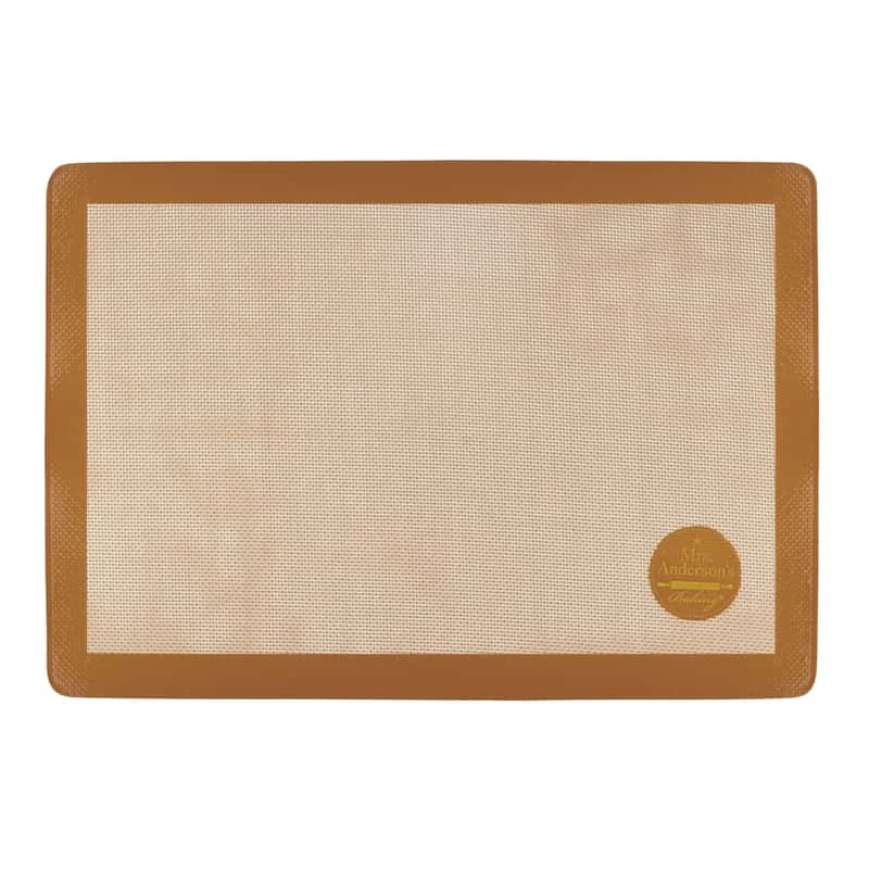 Mrs. Anderson's Baking 16-1/2 In. W X 24-1/2 In. L Baking Mat Brown 3 Mrs. Anderson's Baking 16-1/2 In. W X 24-1/2 In. L Baking Mat Brown