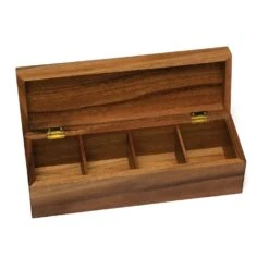 Lipper International Brown Acacia Wood Sectioned Tea Box 7 Lipper International Brown Acacia Wood Sectioned Tea Box -Tervis Central 117b6931 ca35 497c bb4f 073000b219cd