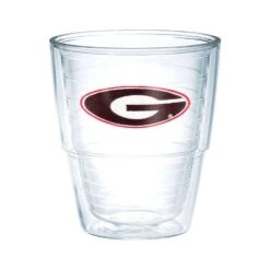 Tervis Collegiate 24 Oz Georgia Bulldogs Clear BPA Free Tumbler