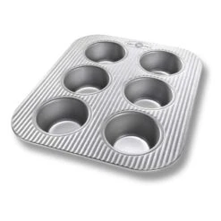 USA Pan 9 In. W X 11-1/8 In. L Muffin Pan Silver