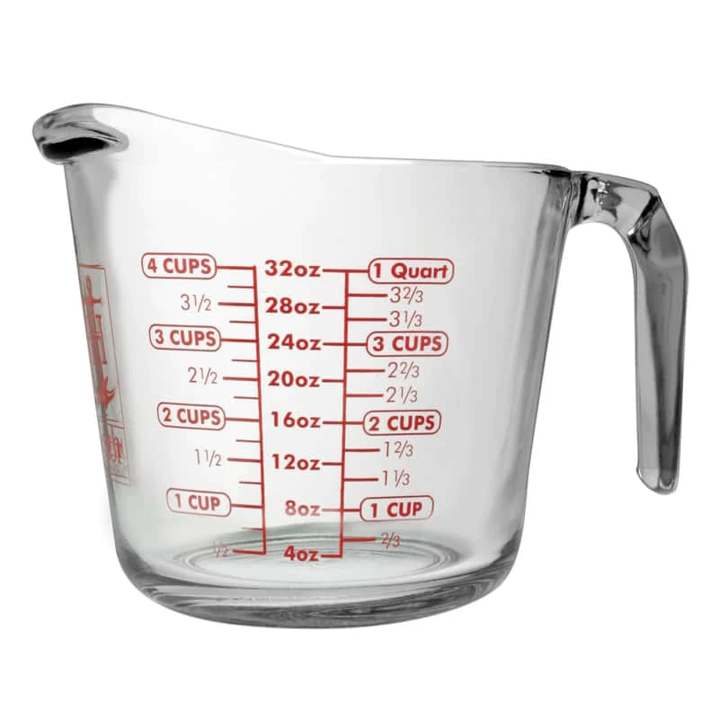 Anchor Hocking 4 Cups Glass Clear Measuring Cup 3 Anchor Hocking 4 Cups Glass Clear Measuring Cup