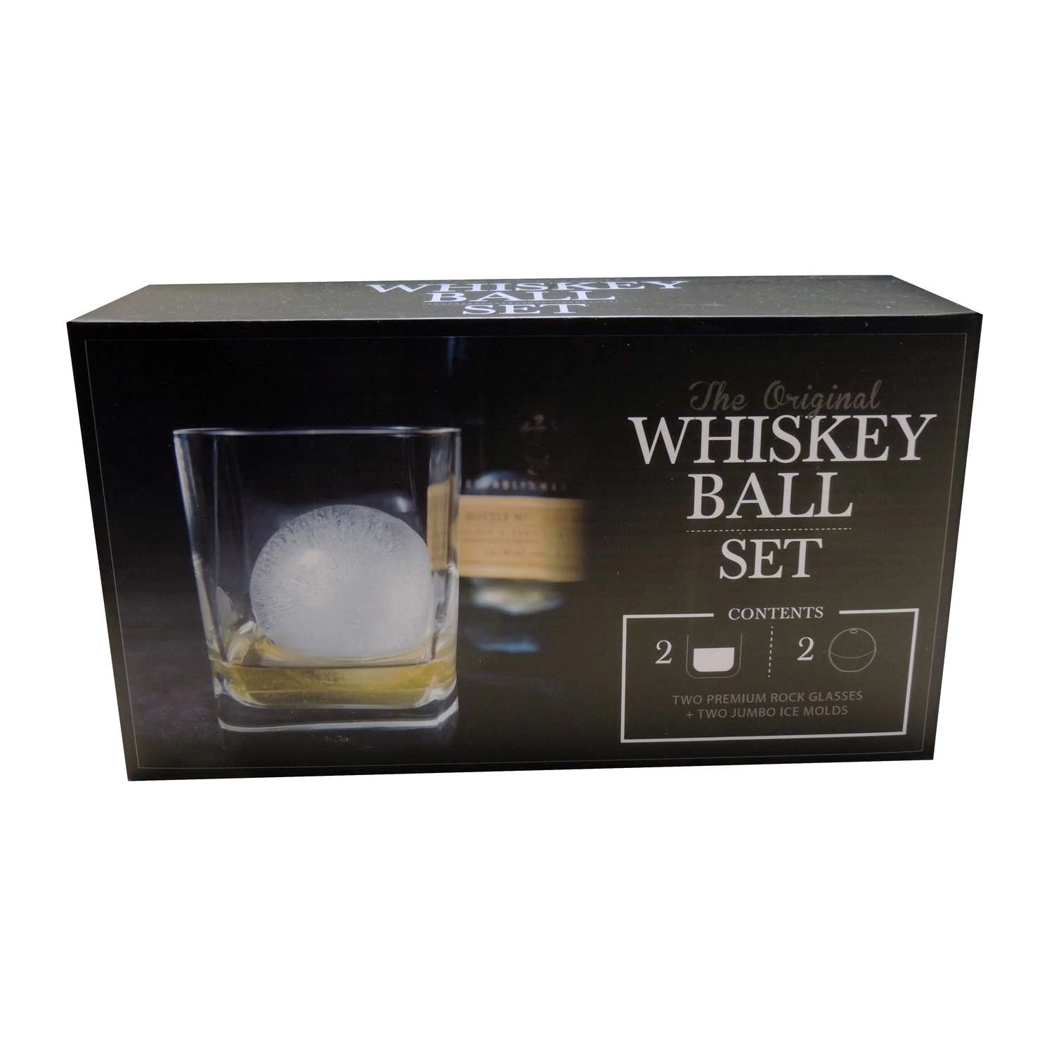 The Whiskey Ball Clear Glass/Silicone Whiskey Glass/Ice Cube Ball Mold 3 The Whiskey Ball Clear Glass/Silicone Whiskey Glass/Ice Cube Ball Mold