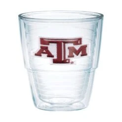 Tervis Collegiate 24 Oz Texas A&M Aggies Clear BPA Free Tumbler