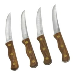 Chicago Cutlery Walnut Tradition Stainless Steel Steak Knife Set 4 Pc -Tervis Central 217fa321 8a63 4be8 99eb 97e8bab0a7c1