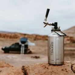 TrailKeg 64 Oz Black Stainless Steel Beer Growler W/Tap -Tervis Central 26d4c866 7c12 43ca a2c1 95711a58fb18