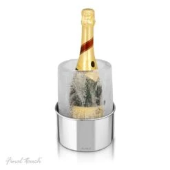 Final Touch Silver Stainless Steel Wine Chiller -Tervis Central 2d081de0 f1b6 4b4a 9802 d53706484d4c
