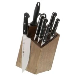 Zwilling J.A Henckels Pro Stainless Steel Kitchen Block Knife Set 9 Pc