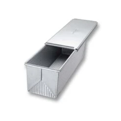 USA Pan 4.75 In. W X 10-1/2 In. L Loaf Pan Silver 1 Pk