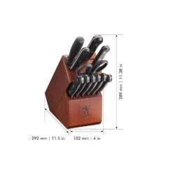 Zwilling J.A Henckels Solution Stainless Steel Knife Storage Block 12 Pc -Tervis Central 34dd3f08 8c5a 4ae4 99db 265b2e088102