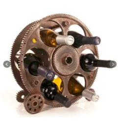 Foster & Rye 6 Oz Brown Wood Bottle Holder