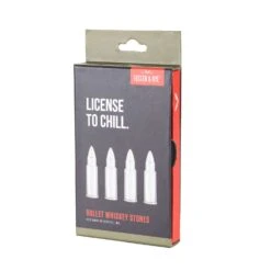 Foster & Rye Silver Stainless Steel Whiskey Stones