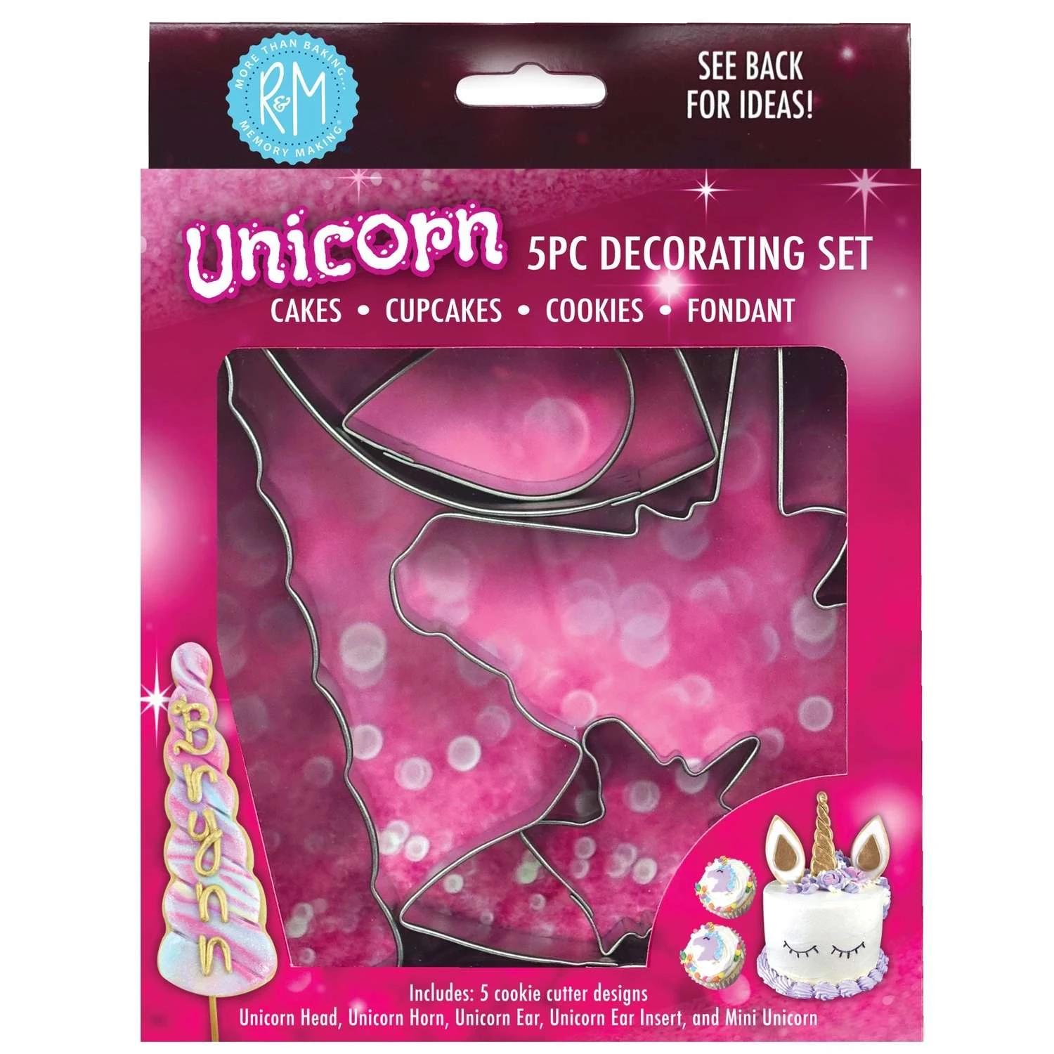 R&M International Corp Decorating Set Silver 5 Pc 3 R&M International Corp Decorating Set Silver 5 Pc