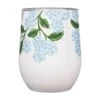 Corkcicle Stemless 12 Oz Rifle Paper Cream Hydrangea BPA Free Wine Tumbler -Tervis Central 4200304d e115 4b5a 85c9 92892608d630