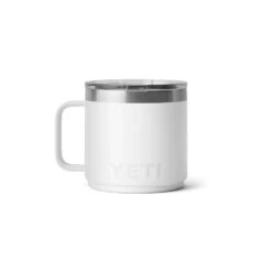 YETI Rambler 14 Oz White BPA Free Mug With MagSlider Lid -Tervis Central 45506a28 dd28 4d0a 906a 333762fd7510