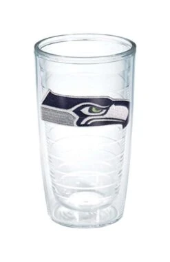 Tervis NFL 16 Oz Seattle Seahawks Clear BPA Free Tumbler