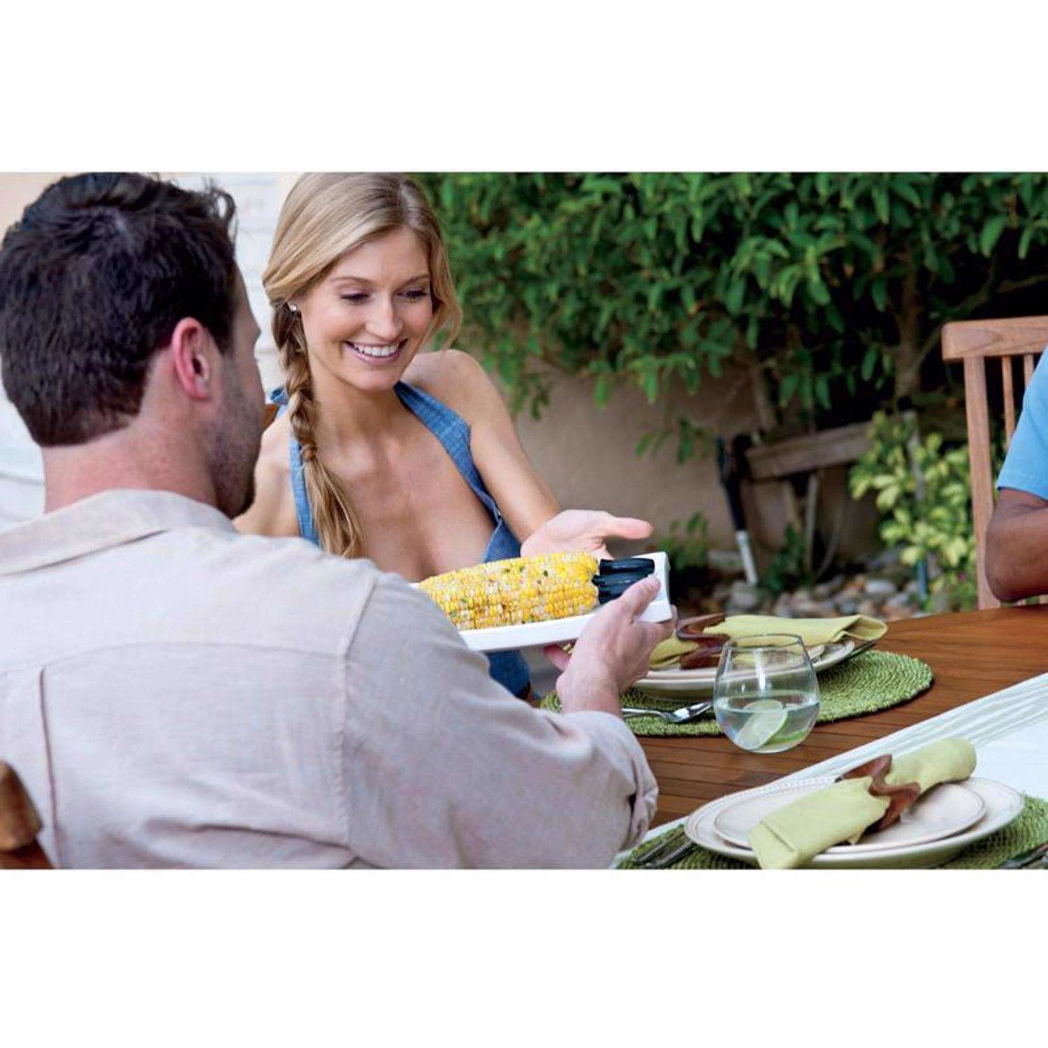 Weber Black/Silver Stainless Steel Corn Holder Set 6 Weber Black/Silver Stainless Steel Corn Holder Set - Image 4