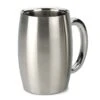 RSVP International Endurance Silver Stainless Steel Double Wall Beer Mug 15 Oz -Tervis Central 4e3ee757 9a26 4a3f 9413 96cac8b02b99