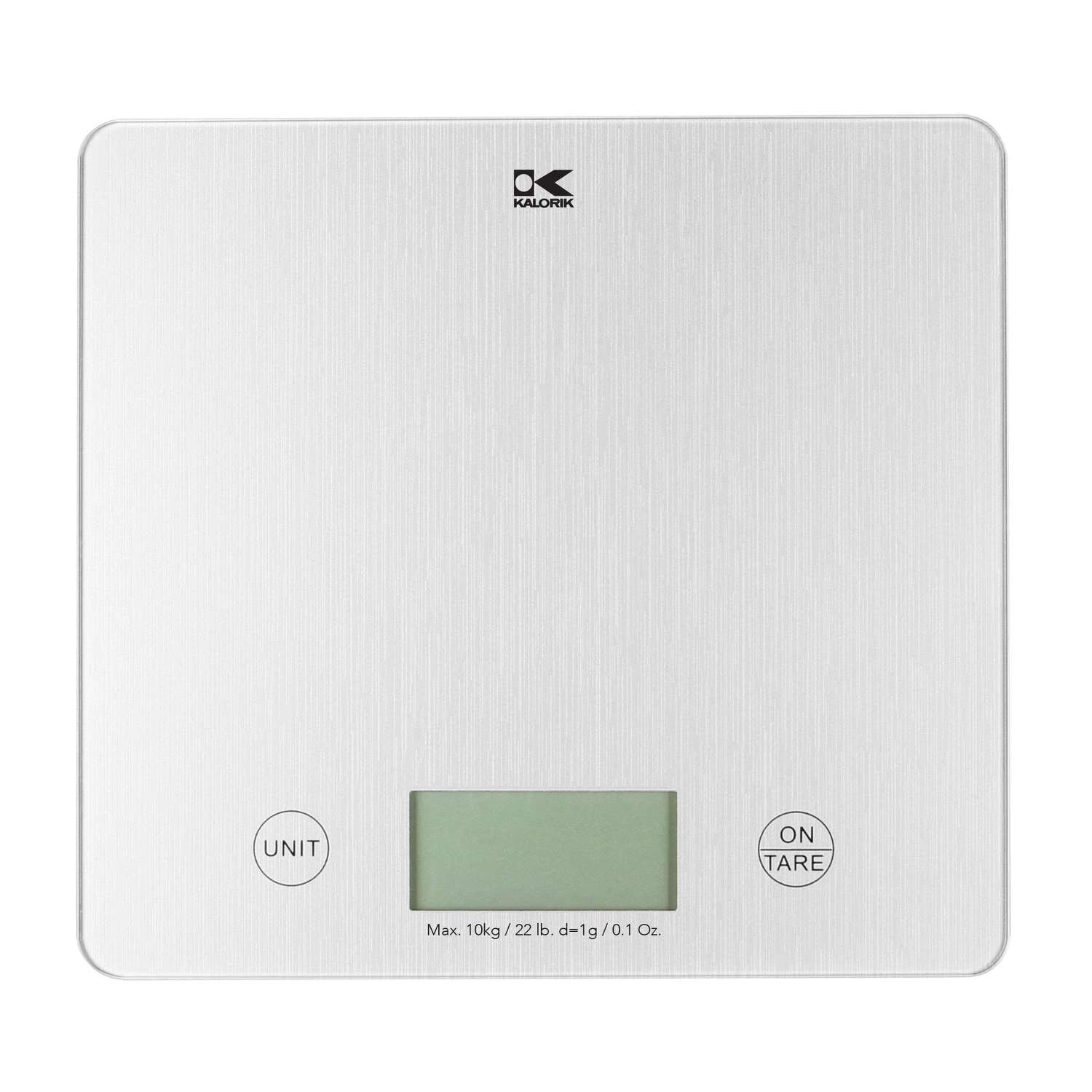 Kalorik Silver Digital Kitchen Scale 22 Lb 4 Kalorik Silver Digital Kitchen Scale 22 Lb - Image 2