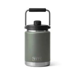YETI Rambler 0.5 Gal Camp Green BPA Free Insulated Jug