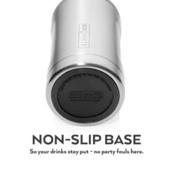 BruMate Hopsulator Bott'l 12 Oz Bottle Matte Gray BPA Free Vacuum Insulated Bottle -Tervis Central 5059a0ca 3a75 4f3f bbb4 c6be48d373b1