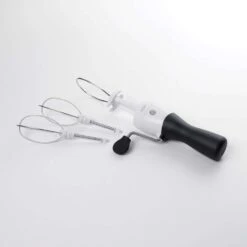 OXO Good Grips Black/White Plastic/Stainless Steel Egg Beater -Tervis Central 632d46e4 a9a0 49f9 ad42 5fd3cc2e24b2