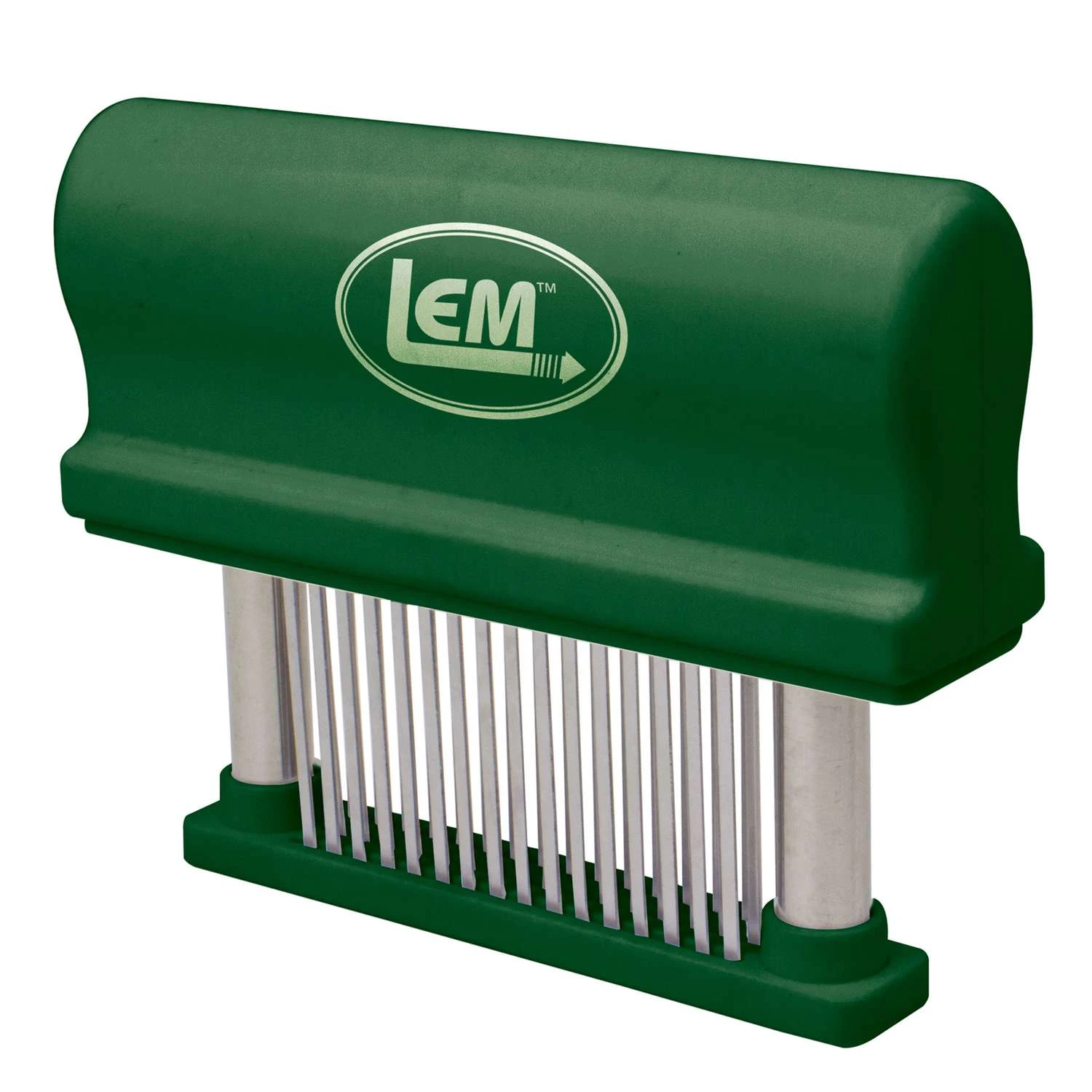 LEM Green Stainless Steel Hand Held Meat Tenderizer 4 LEM Green Stainless Steel Hand Held Meat Tenderizer - Image 2