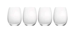 Mikasa Julie 19-3/4 Oz Clear Crystal Stemless Wine Glass