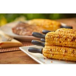 Weber Black/Silver Stainless Steel Corn Holder Set 7 Weber Black/Silver Stainless Steel Corn Holder Set -Tervis Central 73688f00 c906 4b06 958c add86267d6b4