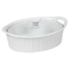 Corningware 8.5 In. W X 12-3/4 In. L Casserole Pan White -Tervis Central 76c7b369 6639 468b bfe7 97566a08eaa9