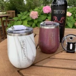 BruMate Uncorkd 14 Oz Wine Glitter Merlot BPA Free Wine Tumbler -Tervis Central 7f52bb97 713f 44c9 b0ad 5265efa91701