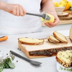 Tovolo Flex-Core Charcoal Nylon/Silicone Mini Spatula And Spoonula -Tervis Central 801dea16 9850 4bff befe b3acf208fdc6