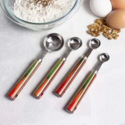 Totally Bamboo Baltique Marrakesh Stainless Steel Multicolored Measuring Spoon Set -Tervis Central 833657b5 c69f 401c 8159 cb28fd55ab9d