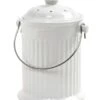 Norpro Nordic White Ceramic Compost Keeper 1 Gal -Tervis Central 8540b023 bef2 422b 8f83 5b265336536e