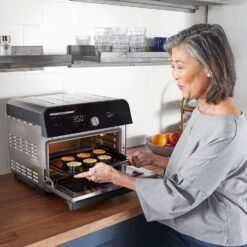 Instant Omni Plus Stainless Steel Black/Silver Toaster Oven 13.9 In. H X 15.7 In. W X 16.5 In. D -Tervis Central 8665f29d 9350 47c7 a079 cf2cd0efb4cd