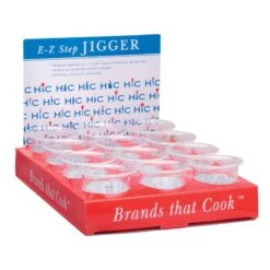 Harold Import 2 Oz Plastic Clear Jigger