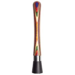 Totally Bamboo Marrakesh Multicolored Stainless Steel/Wood Muddler
