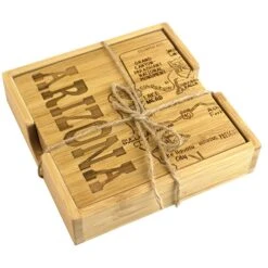 Totally Bamboo Black/Natural Bamboo Coaster Puzzle Set -Tervis Central 89fbae48 8060 43f2 ae48 f7205f61efc4