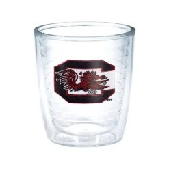 Tervis Collegiate 16 Oz South Carolina Gamecocks Clear BPA Free Tumbler